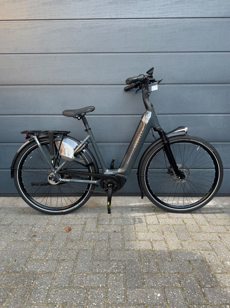 GAZELLE Grenoble C5 600 Wh accu Dames Anthracite Grey Glans, Fietsen en Brommers, Elektrische fietsen, Ophalen, Gebruikt, -, -