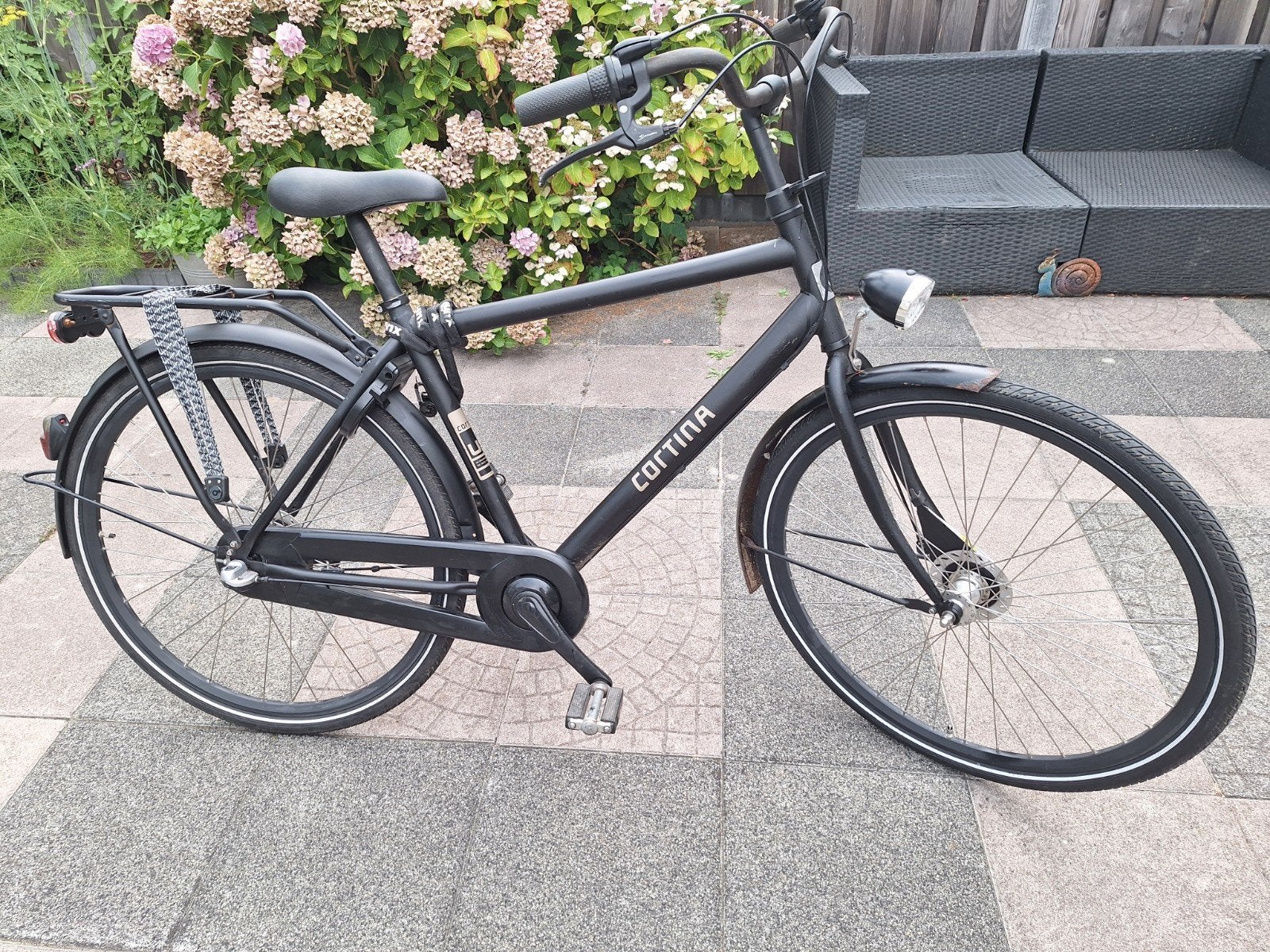 Herenfiets Cortina U1 - Framemaat 53 - 3 versnellingen, Gebruikt, Versnellingen, 53 tot 57 cm, Ophalen