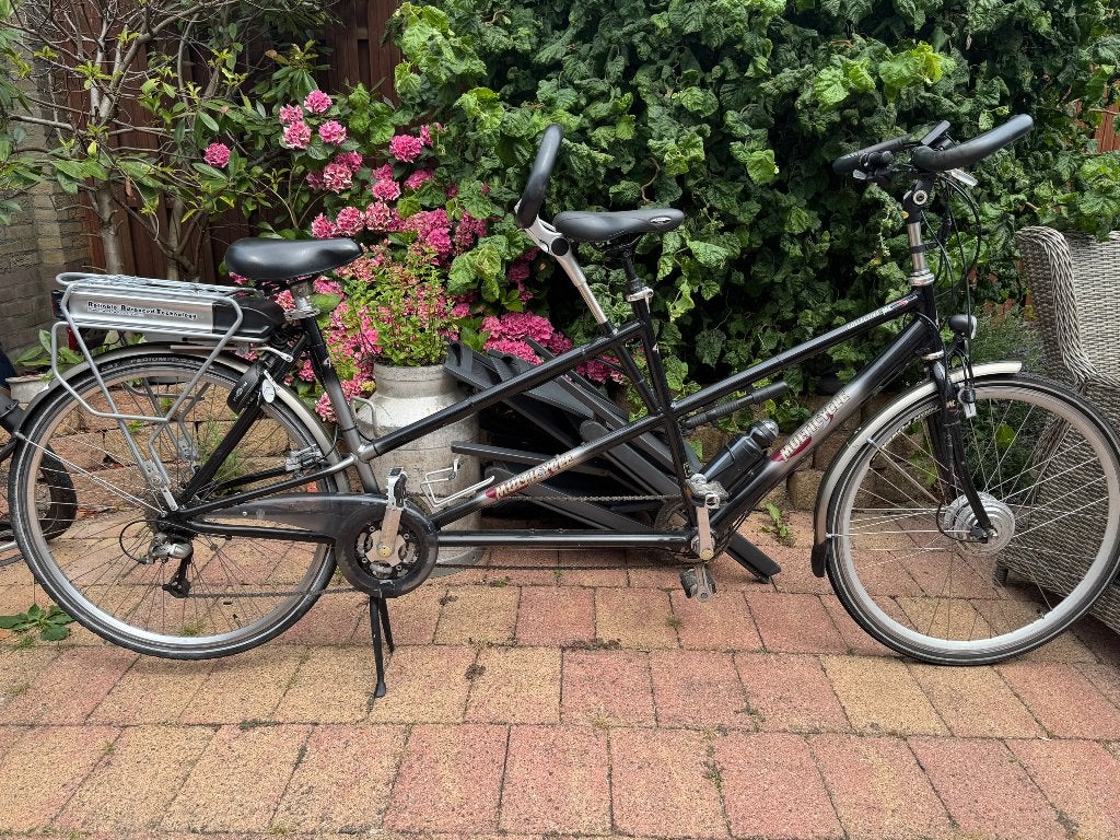 Elektrische tandem multicycle collective - lage km stand, Fietsen en Brommers, Fietsen | Tandems, Minder dan 10 versnellingen