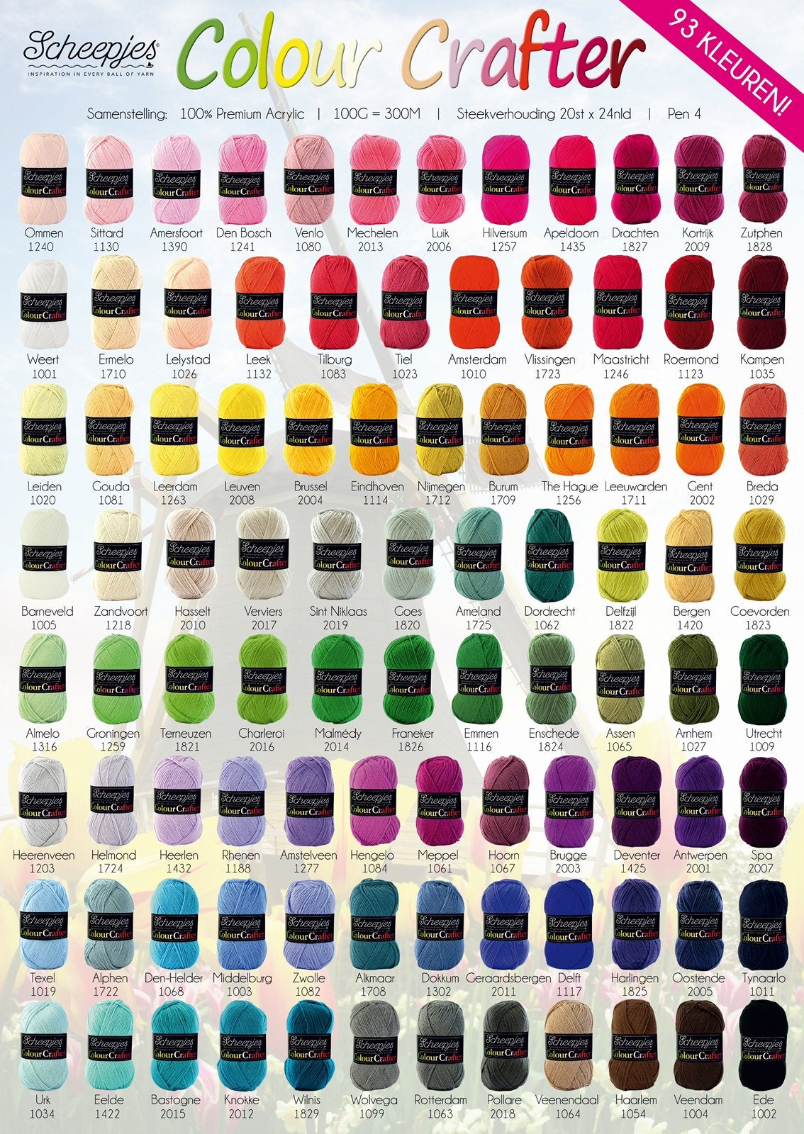 Colour Crafter van Scheepjes, Ophalen of Verzenden, Nieuw, Breien of Haken, Wol of Garen