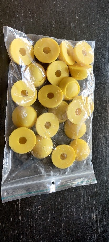 Schommelbeveiliging geel - set van 20 stuks, Ophalen of Verzenden, Nieuw