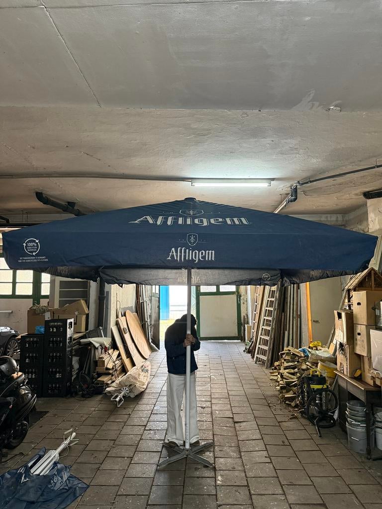 Horeca parasols 3 x 3 meter, Ophalen, Gebruikt, Overige typen, Waterdicht