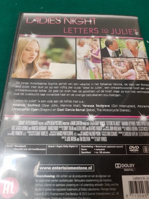 Dvd letters to juliet, Ophalen of Verzenden