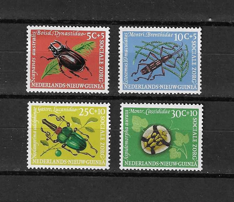 Nieuw Guinea sociale zorg 4 zegels, Ophalen of Verzenden, Postfris, Nieuw-Guinea