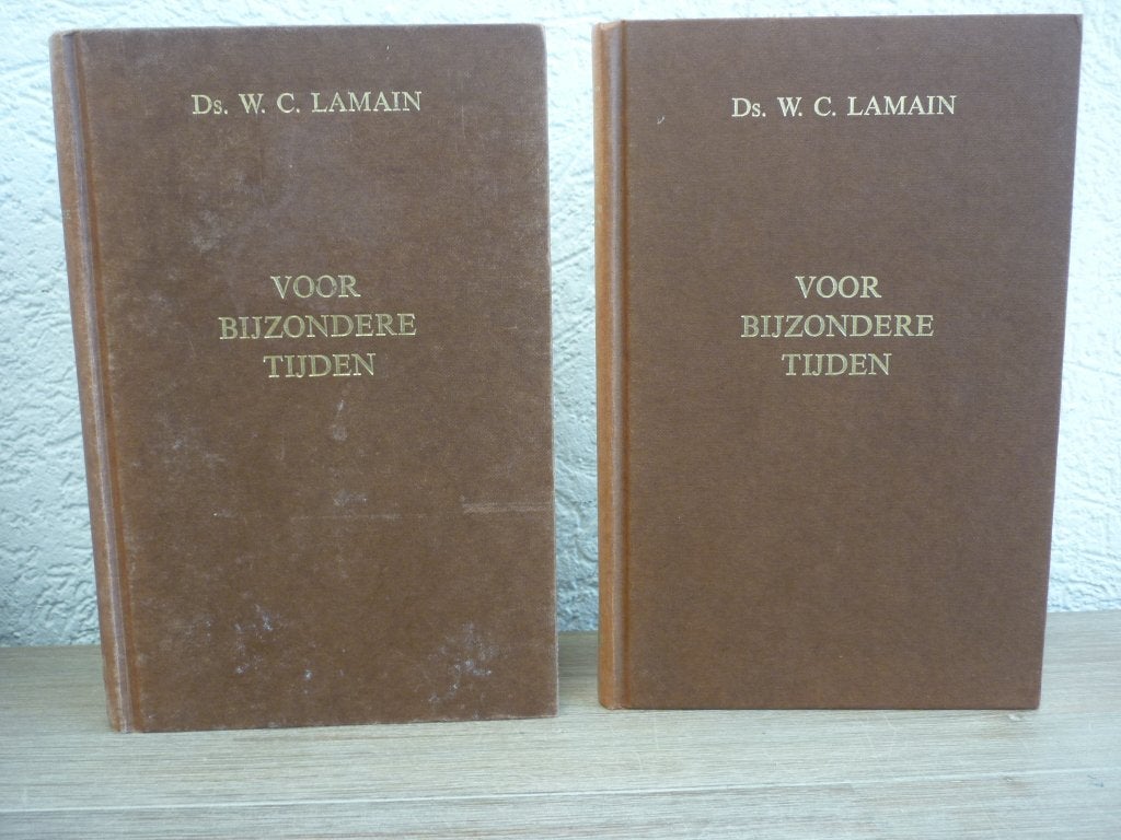 Ds. W.C. Lamain - Voor bijzondere tijden - deel lll en V, Ophalen of Verzenden, Gelezen, Christendom | Protestants