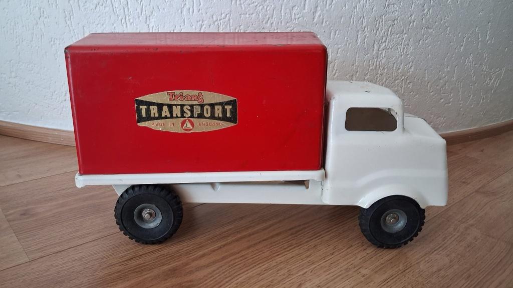 Triang Transport - blikken vrachtwagen - Made in England, Kinderen en Baby's, Speelgoed | Speelgoedvoertuigen, Ophalen of Verzenden
