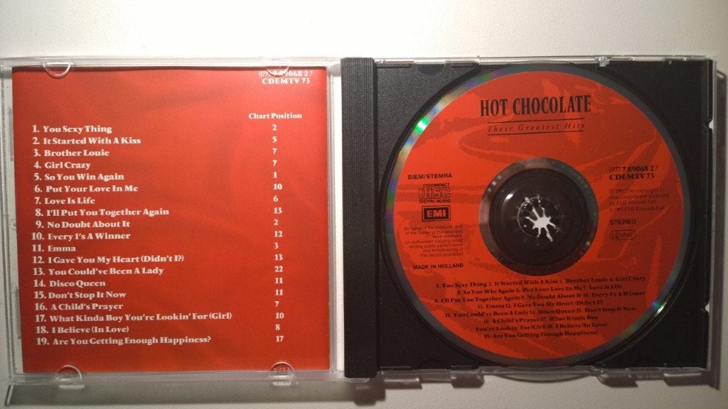 Hot Chocolate - Their Greatest Hits, Ophalen of Verzenden, Zo goed als nieuw, Soul, Album