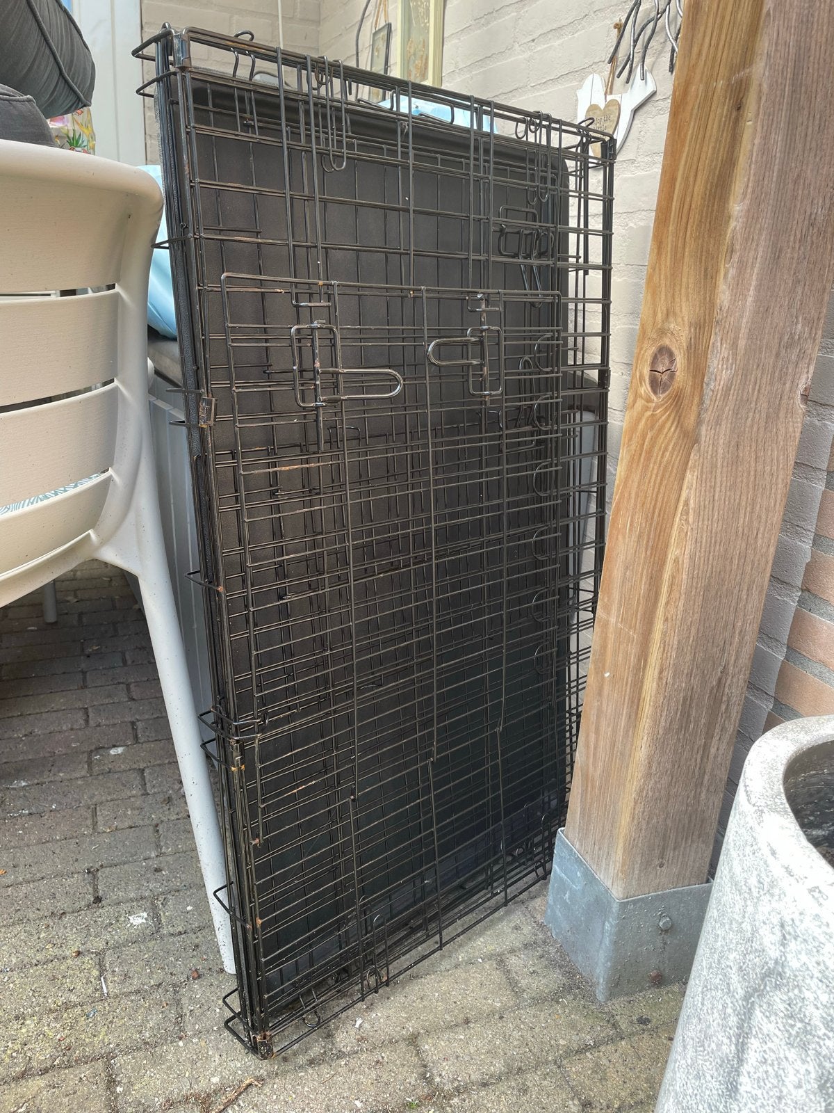 Hondenbench maat L, Ophalen, Zo goed als nieuw