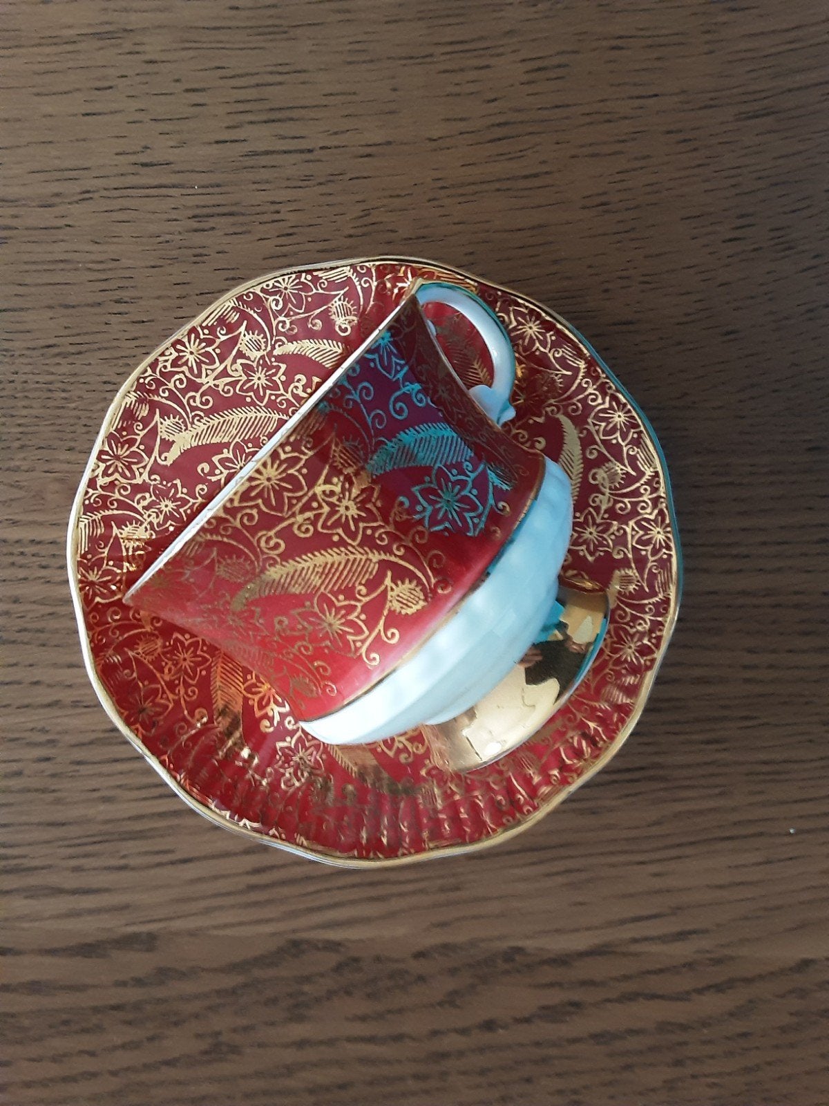 Vintage Elizabethan fine bone China  theekopje en schotel., Verzamelen, Ophalen, Zo goed als nieuw, Porselein, Kop en/of schotel