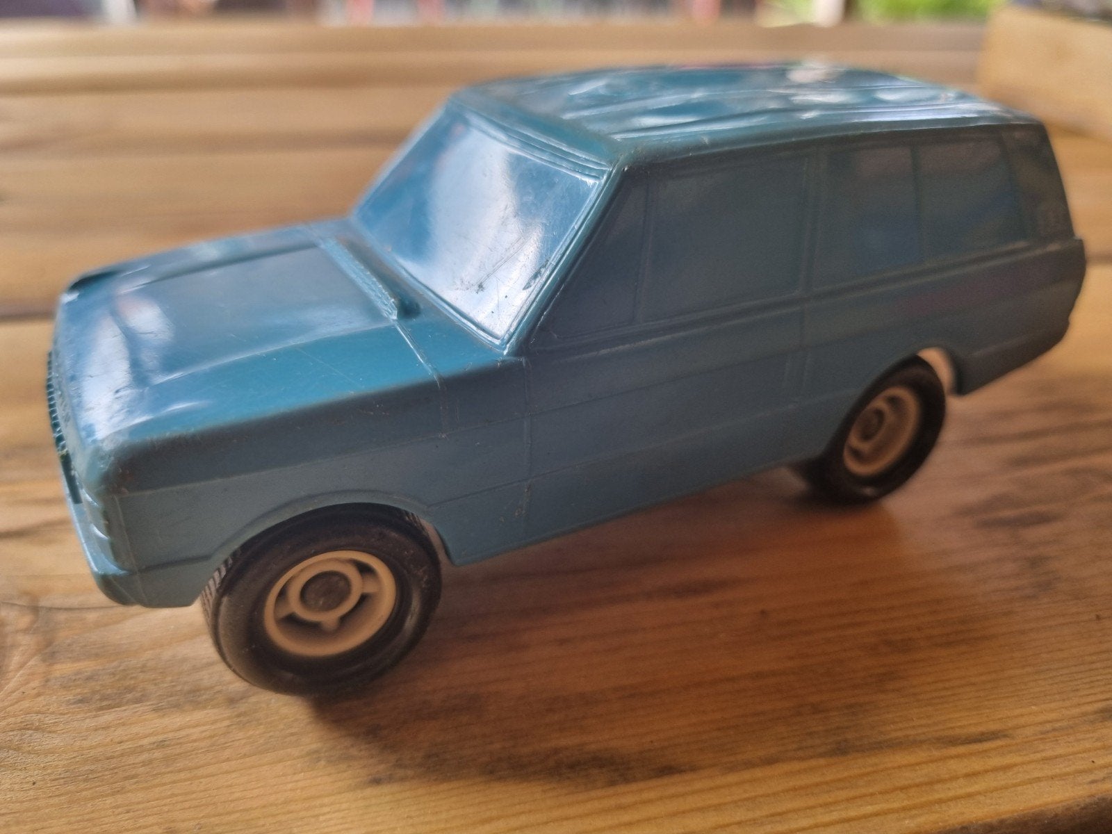 Oude Plasto Range Rover speelgoedauto, Made in Finland, Ophalen of Verzenden, Gebruikt
