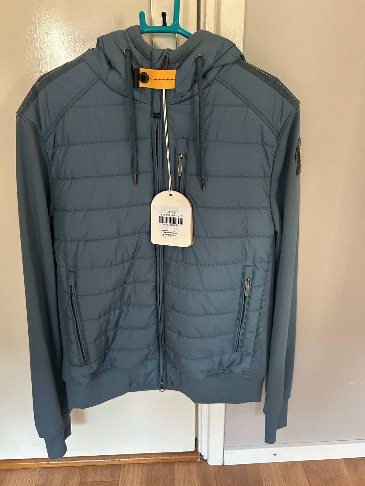 Parajumpers Puffer/Fleece Tussenjas Blauw Maat S, Ophalen of Verzenden, Nieuw, Maat 46 (S) of kleiner, Blauw