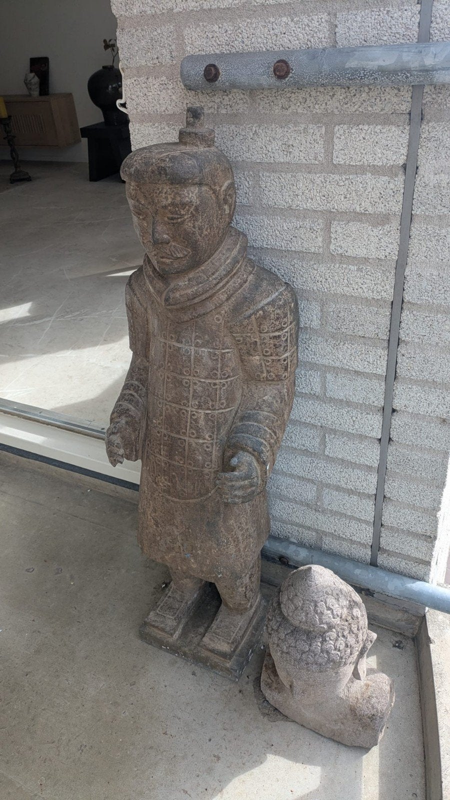 Chinese Terracotta Krijger, Ophalen