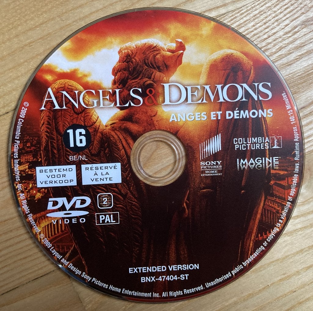 DVD film Angels & Demons, Vanaf 16 jaar, Nederlands, Actiethriller, Ophalen of Verzenden