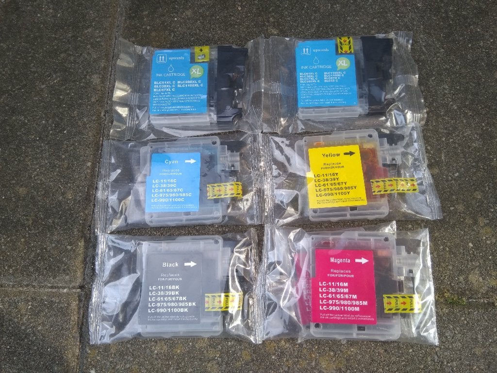 Inktcartridges voor Brother type MFC - DCP - LC - GRATIS, Ophalen of Verzenden, Nieuw, Cartridge, Brother