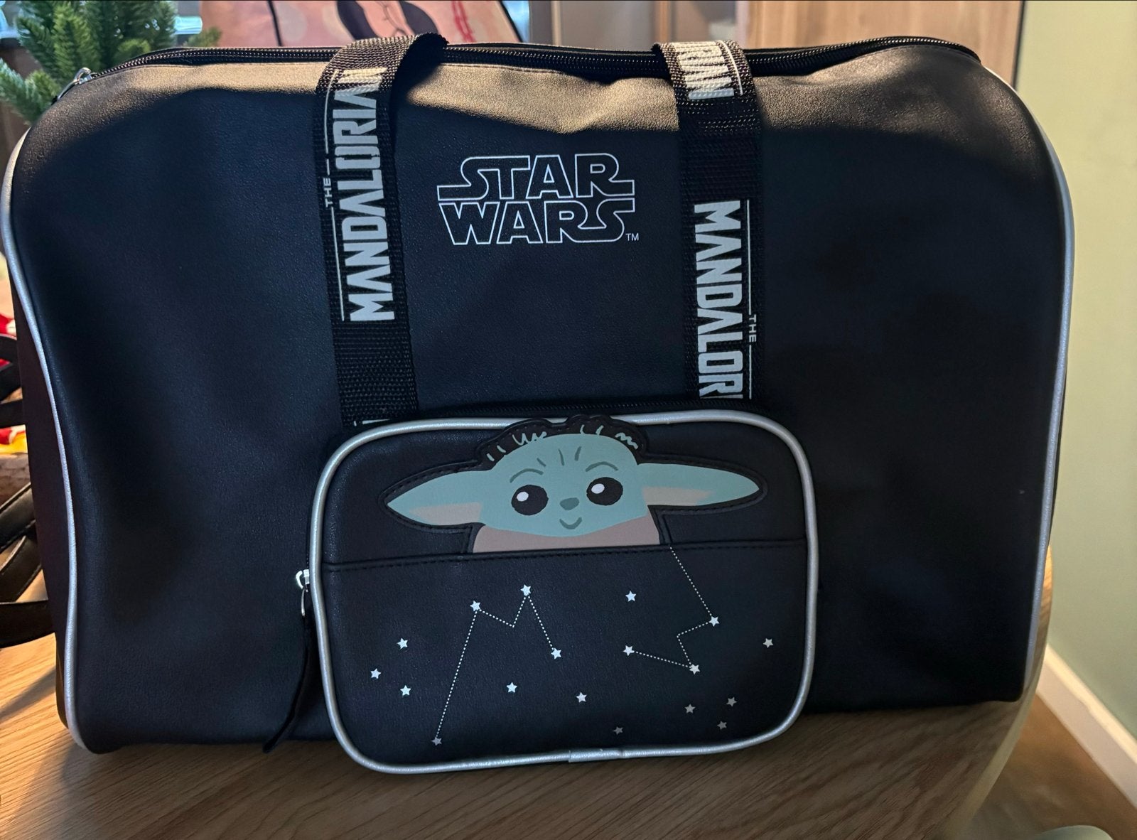 Star Wars The Mandalorian reistas met Baby Yoda, 40 tot 60 cm, 20 tot 30 cm, Zwart, Nieuw