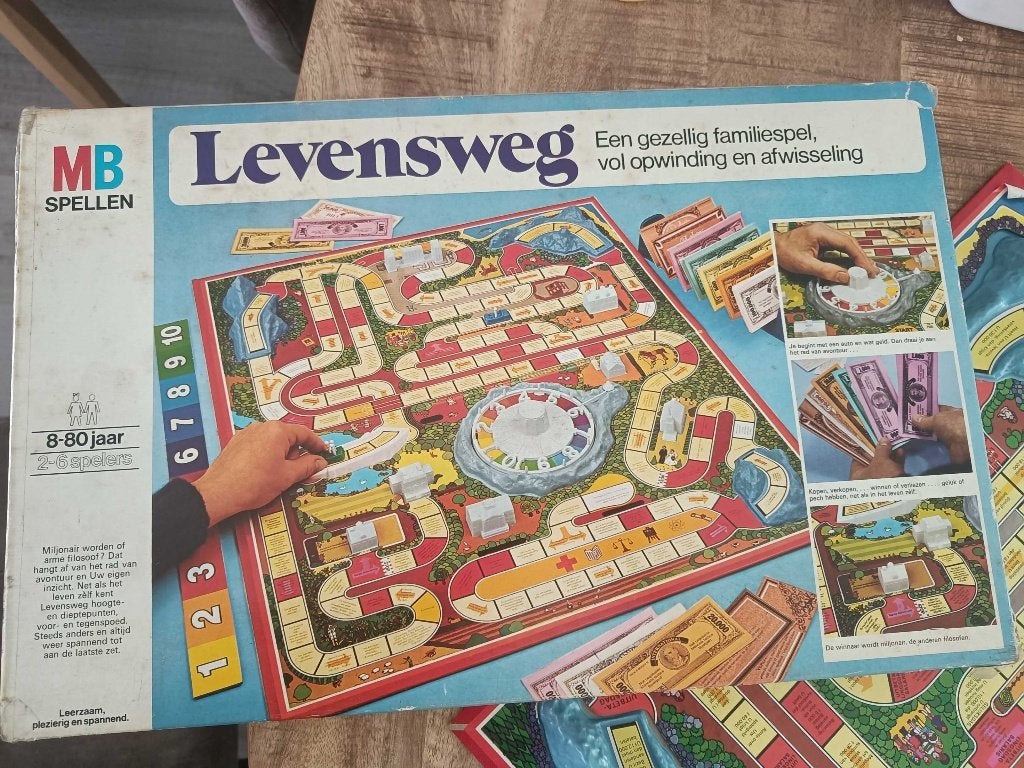 Levensweg MB spellen, vintage 1978, Ophalen of Verzenden