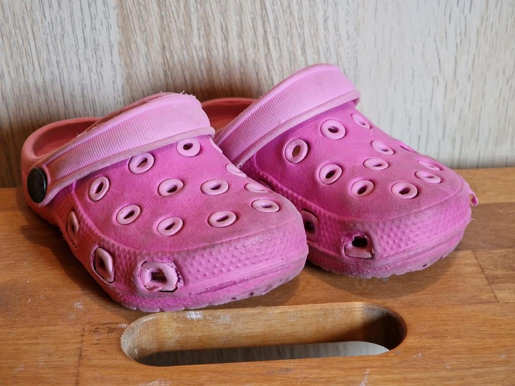 Leuke roze Crocs voor meisjes. Maat 23, Gebruikt, Meisje, Overige typen, Ophalen of Verzenden