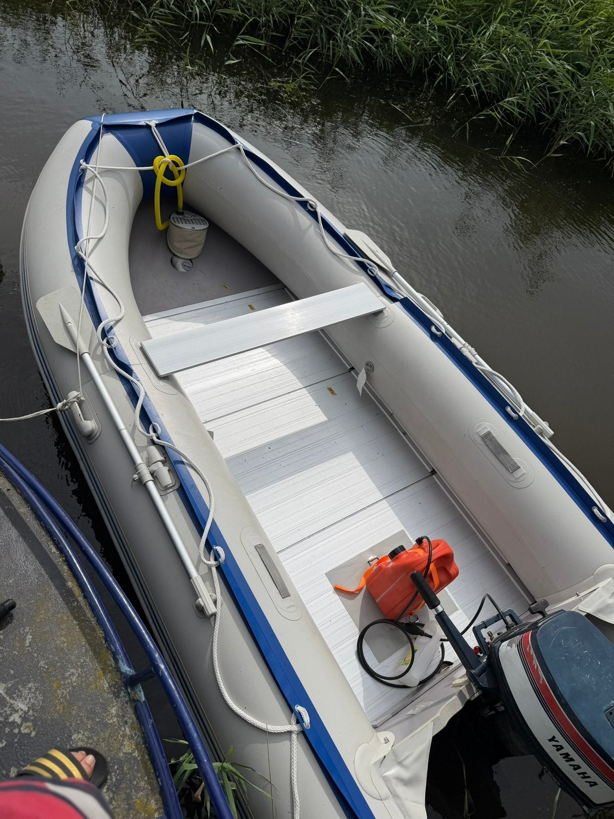 Rubberboot 4.20 + 30pk yamaha, Watersport en Boten, Rubberboten, Zo goed als nieuw, Ophalen