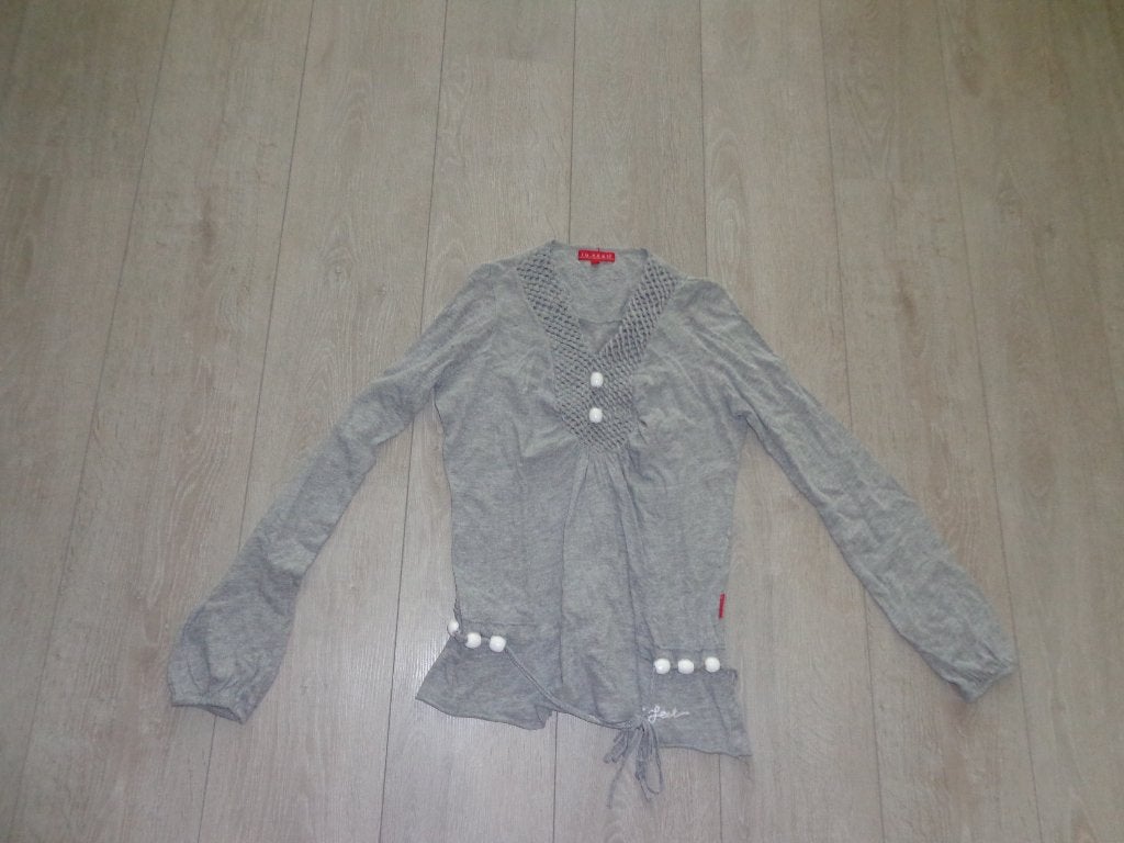 Te gekke grijze dameslongsleeve van 10 feet, maat s, Ophalen of Verzenden, Lange mouw, Maat 36 (S), Grijs