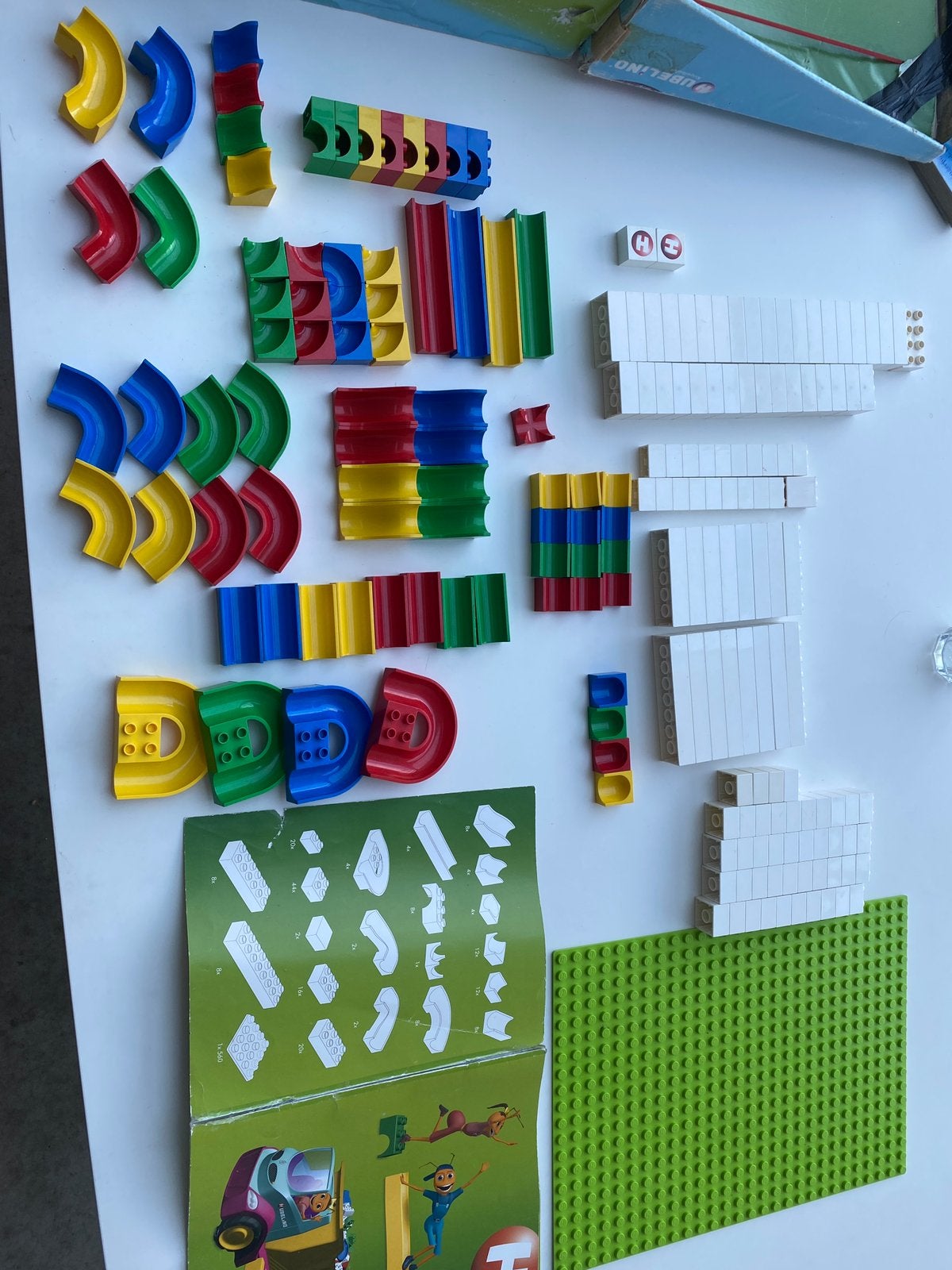 Hubelino Duplo knikkerbaan maxi set, Ophalen of Verzenden, Gebruikt, Duplo