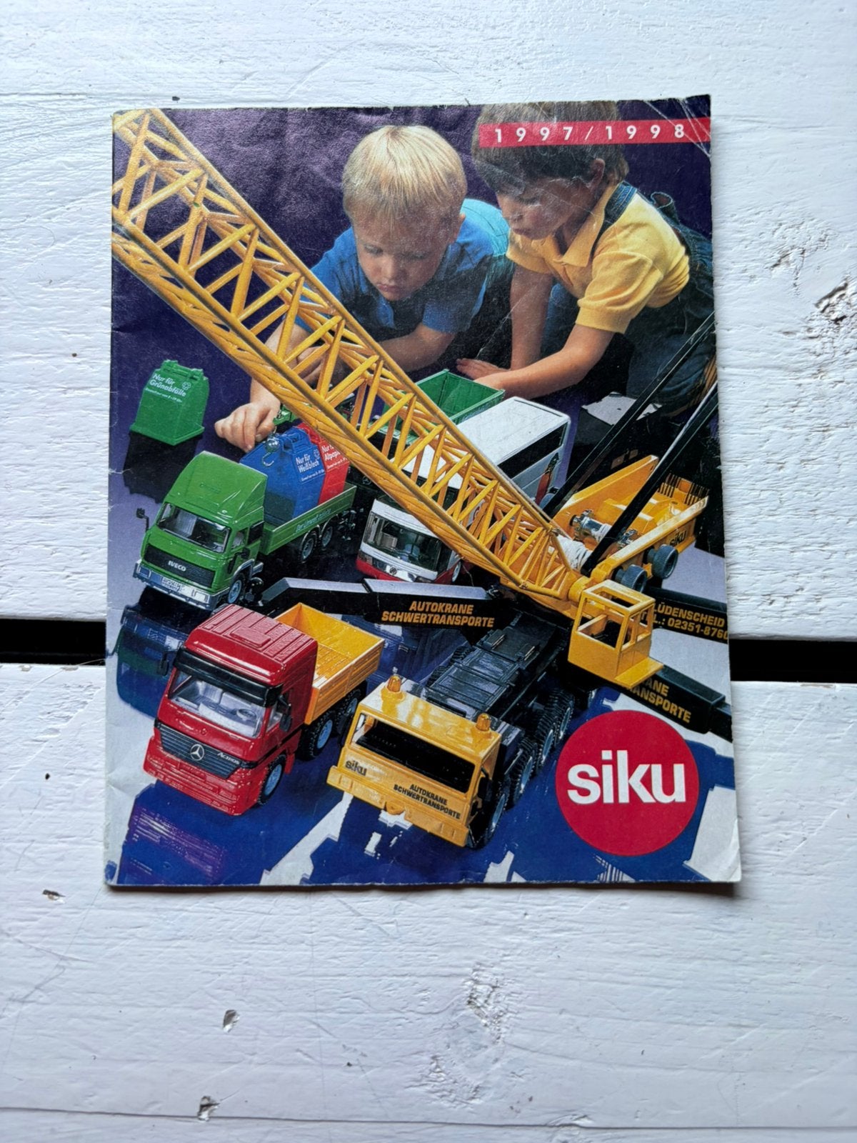Siku brochure 1997/1998, Ophalen of Verzenden, Zo goed als nieuw