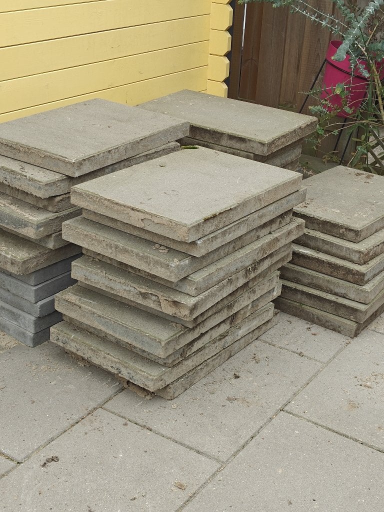 Betontegels 60x40, Ophalen, Gebruikt