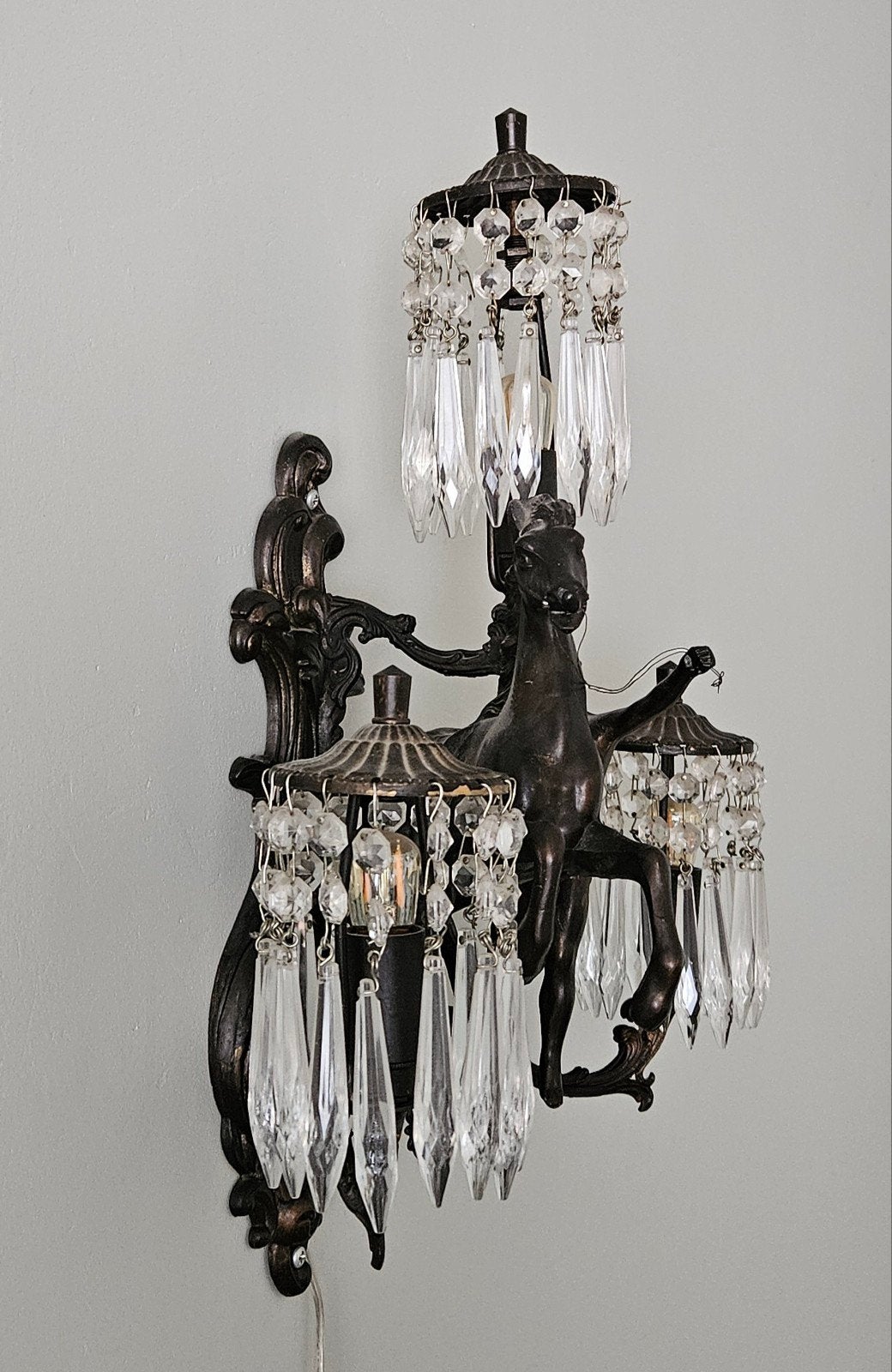 Schitterende antieke lamp in perfecte staat., Antiek en Kunst, Ophalen