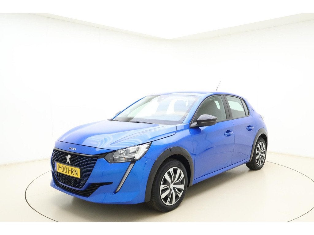 Peugeot e-208 EV Active 50 kWh 88,31% SOH l Navigatie l Stoe, Auto's, Peugeot, 136 pk, Gebruikt, Blauw, Origineel Nederlands