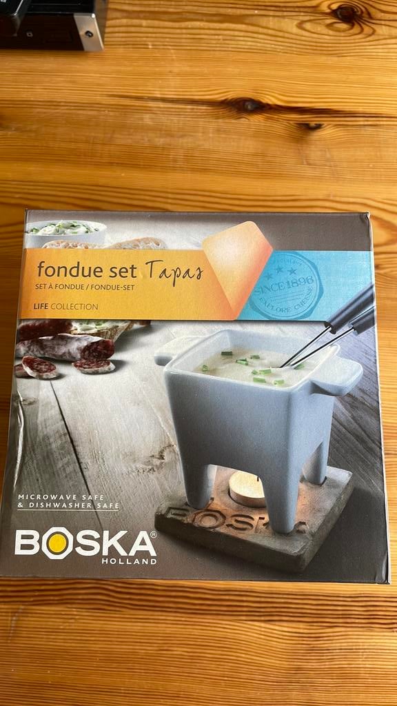Fondue set, Ophalen, Minder dan 50 cm, Wit, Zo goed als nieuw