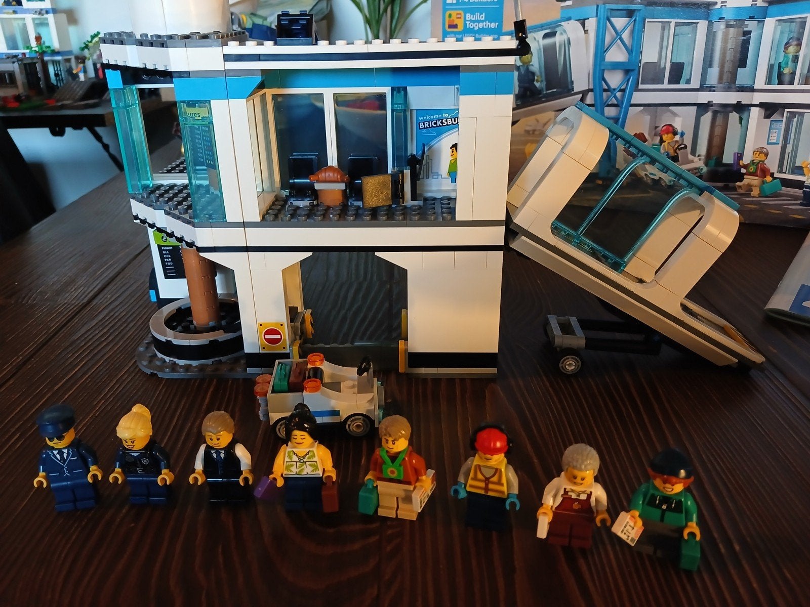 LEGO City Vliegveld met Vliegtuig (60502) - Compleet!, Ophalen of Verzenden, Zo goed als nieuw, Overige merken