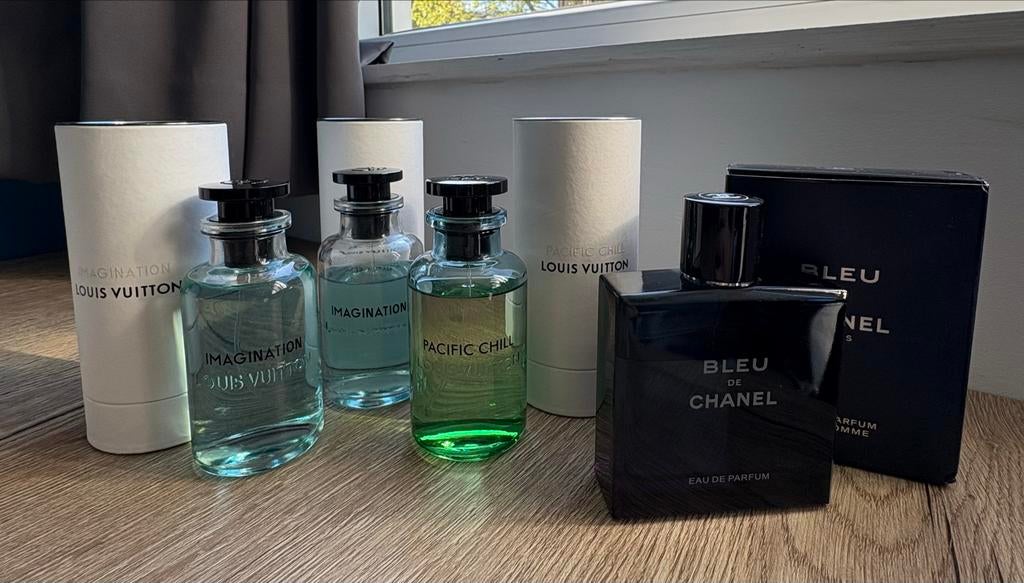 Louis Vuitton & Chanel Parfums, Sieraden, Tassen en Uiterlijk, Uiterlijk | Parfum, Zo goed als nieuw, Verzenden
