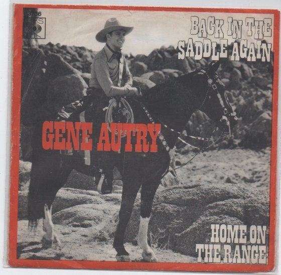Gene Autry- Back in the Saddle again, Verzenden, 7 inch, Pop, Fotohoes