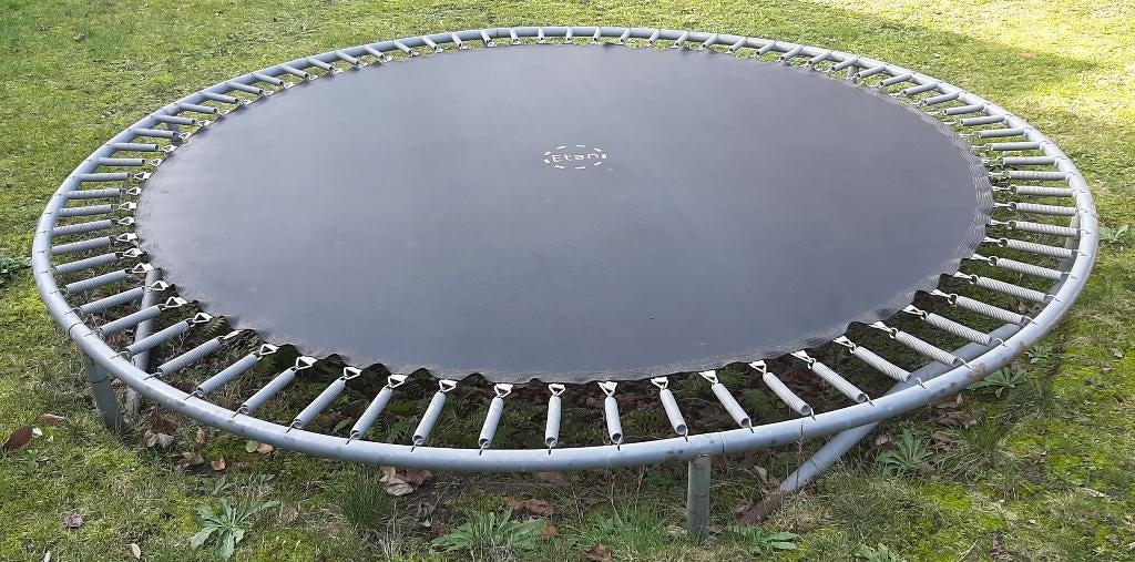 Trampoline 305 cm doorsnee, Ophalen of Verzenden, Zo goed als nieuw