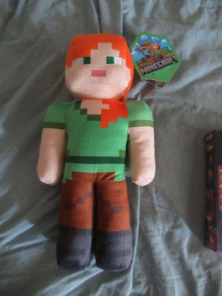 MINECRAFT knuffel - ALEX / nieuw met kaartje, Overige karakters, Overige typen, Nieuw, Ophalen of Verzenden