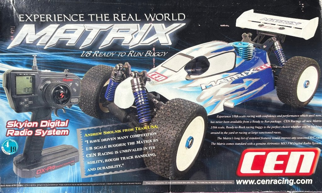 RC Gas Auto CEN MATRIX, Ophalen, Zo goed als nieuw, 1:5 t/m 1:8, Auto