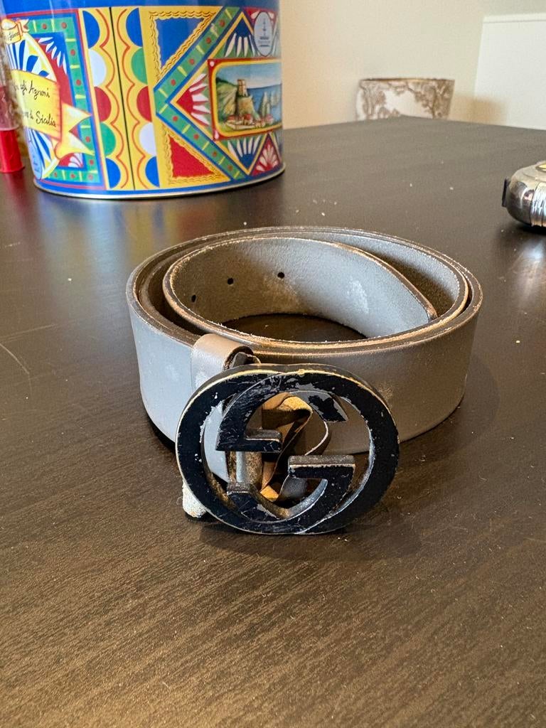 Gucci riem, Overige kleuren, Minder dan 95 cm, Ophalen of Verzenden, Riem of Ceintuur