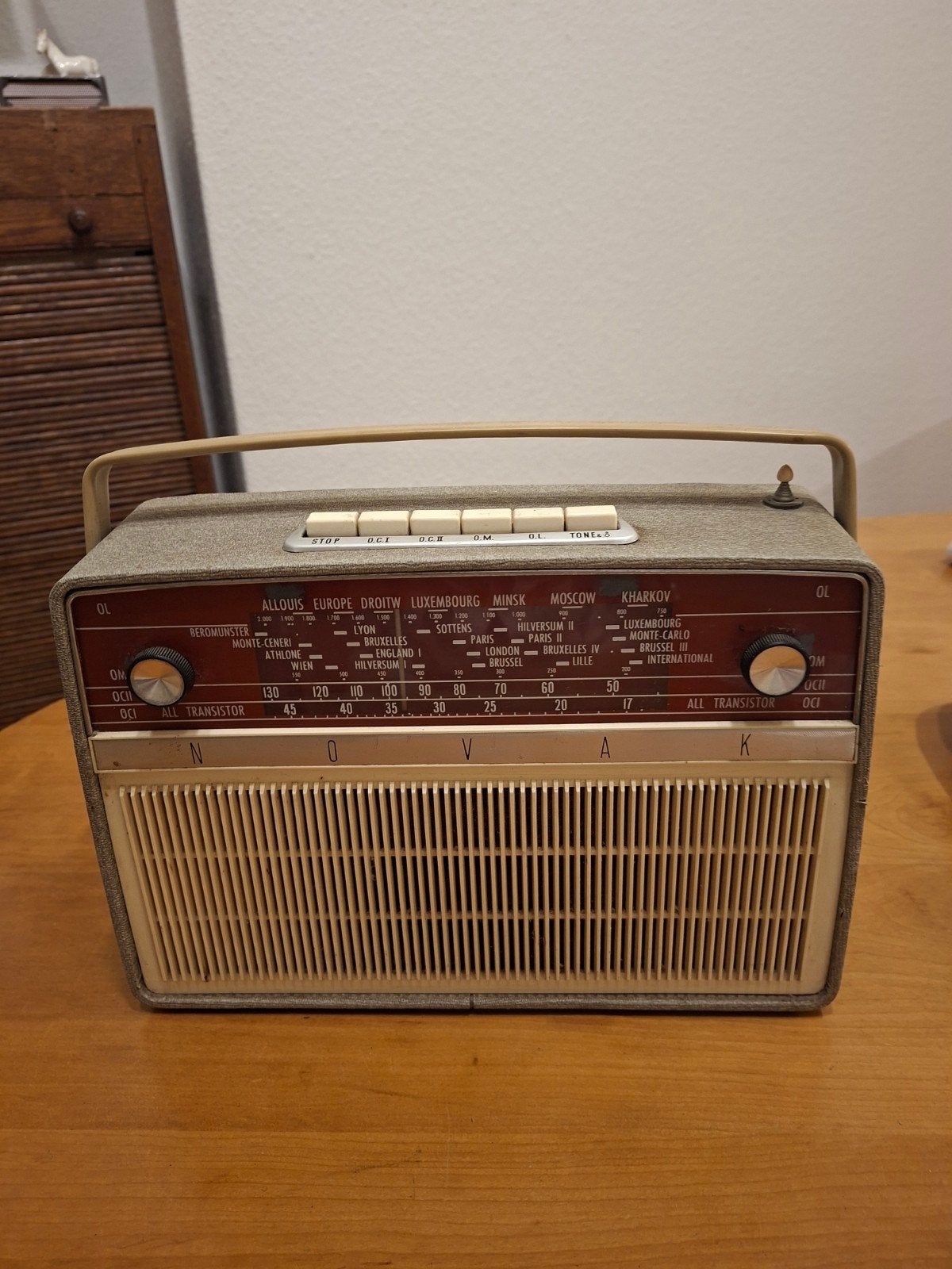 Novak Transistorradio, Vintage, mid sixties, Ophalen of Verzenden