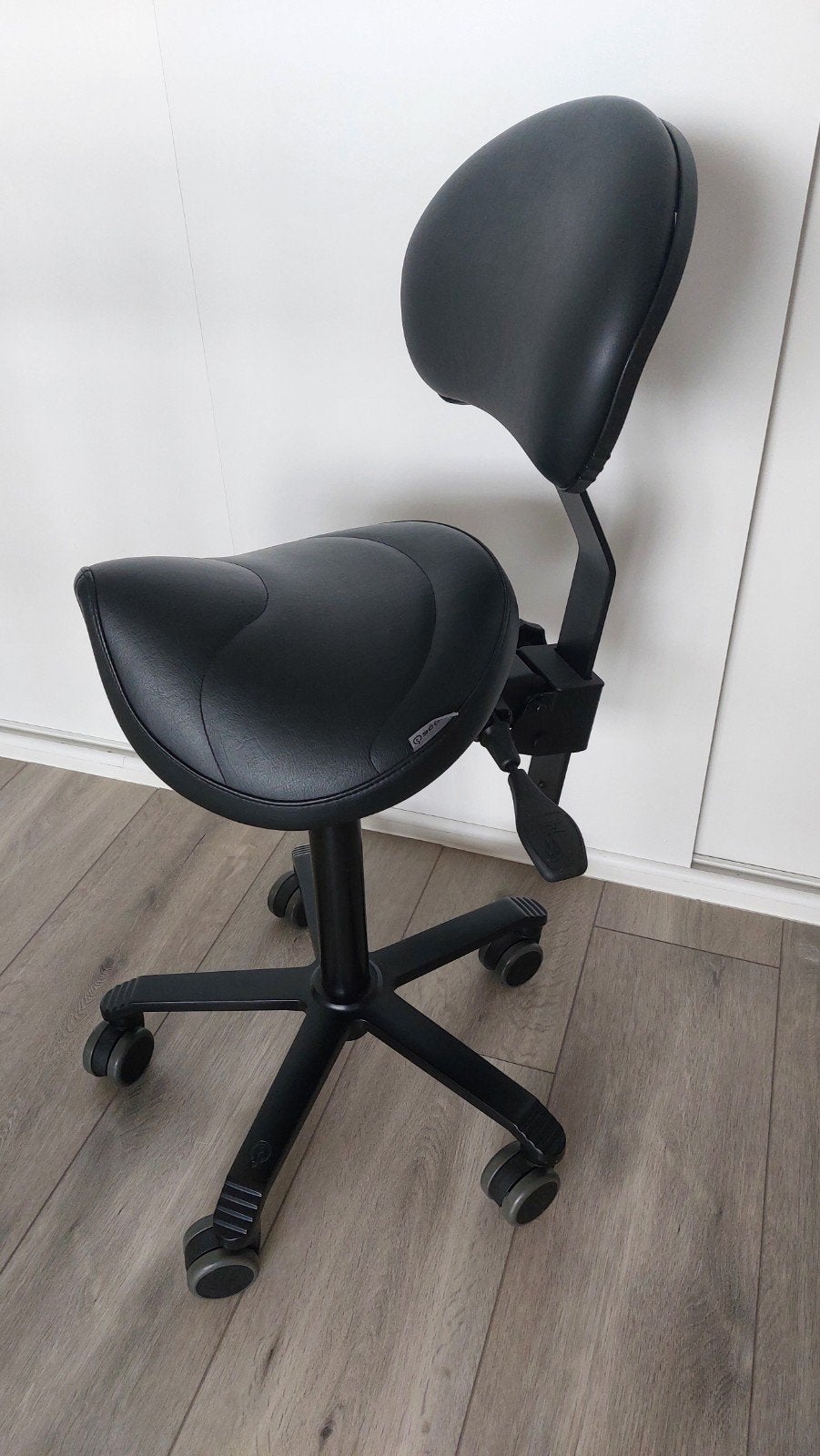 Ergonomische Zadelkruk Score Amazone met Rugleuning Nieuw, Ophalen, Zwart, Nieuw, Bureaukruk