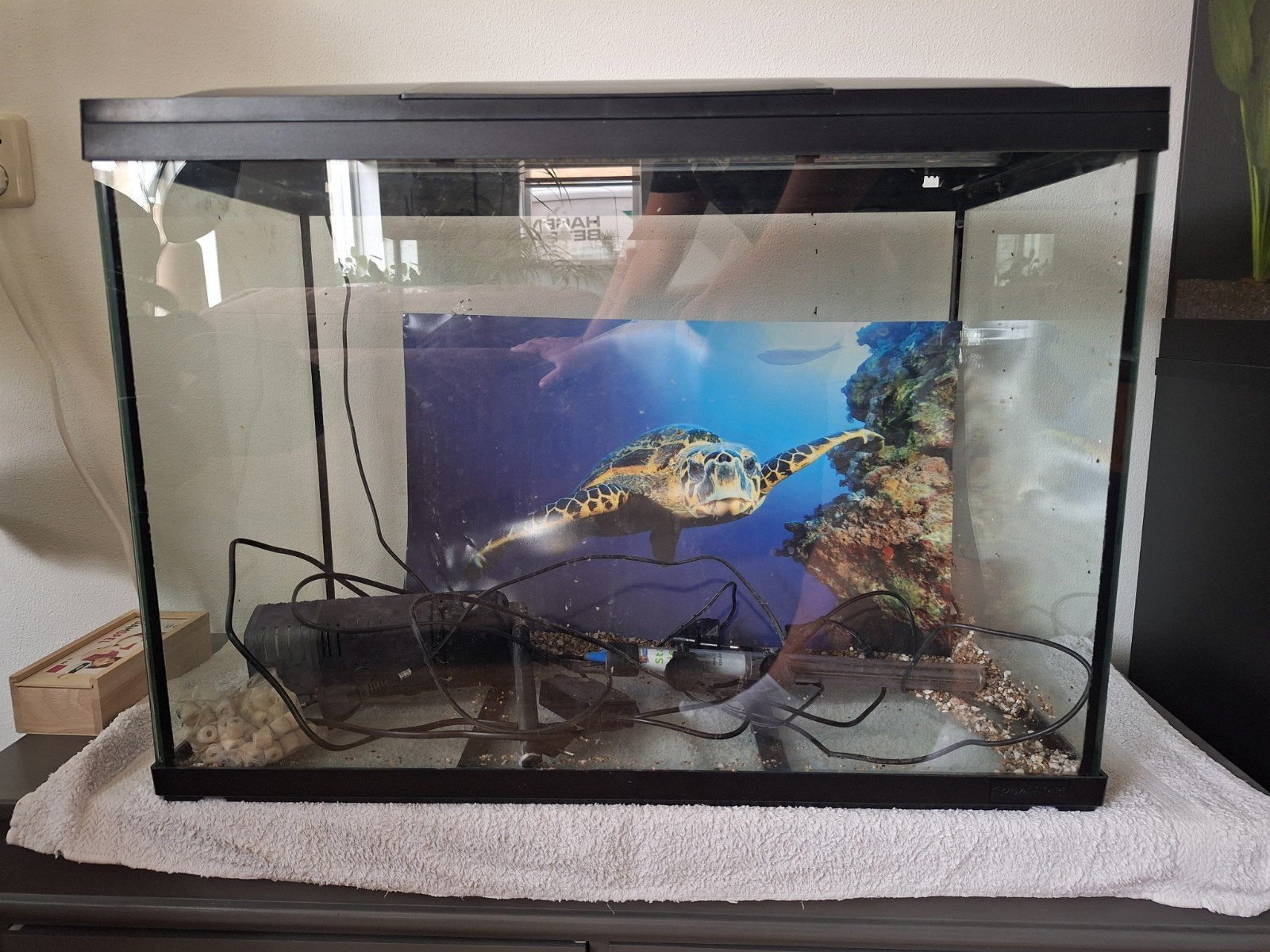 Aquarium super fish, Dieren en Toebehoren, Ophalen, Zo goed als nieuw, Leeg aquarium