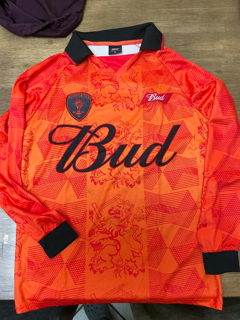 Oranje Nederland Supporter Shirt Maat s, Kleding | Heren, Oranje, Ophalen of Verzenden, Zo goed als nieuw, Voetbal