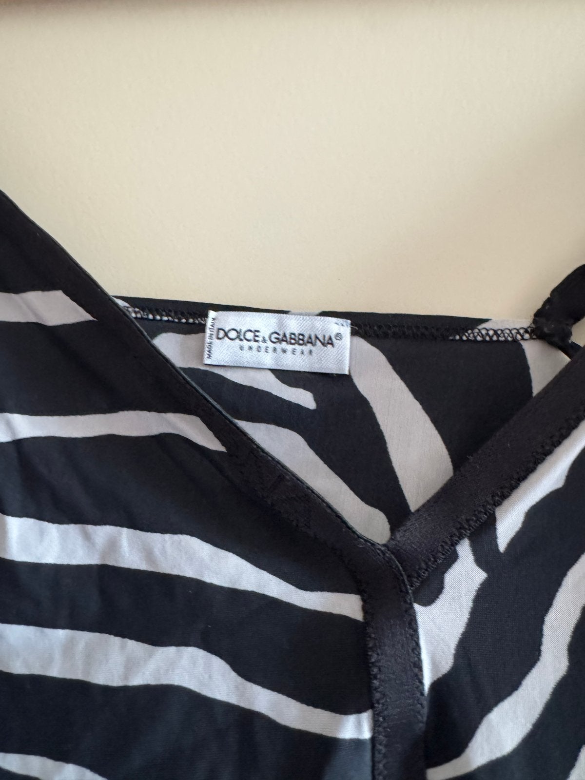 Dolce & Gabbana zebraprint top, Zwart, Ophalen of Verzenden, Zo goed als nieuw, Maat 36 (S)