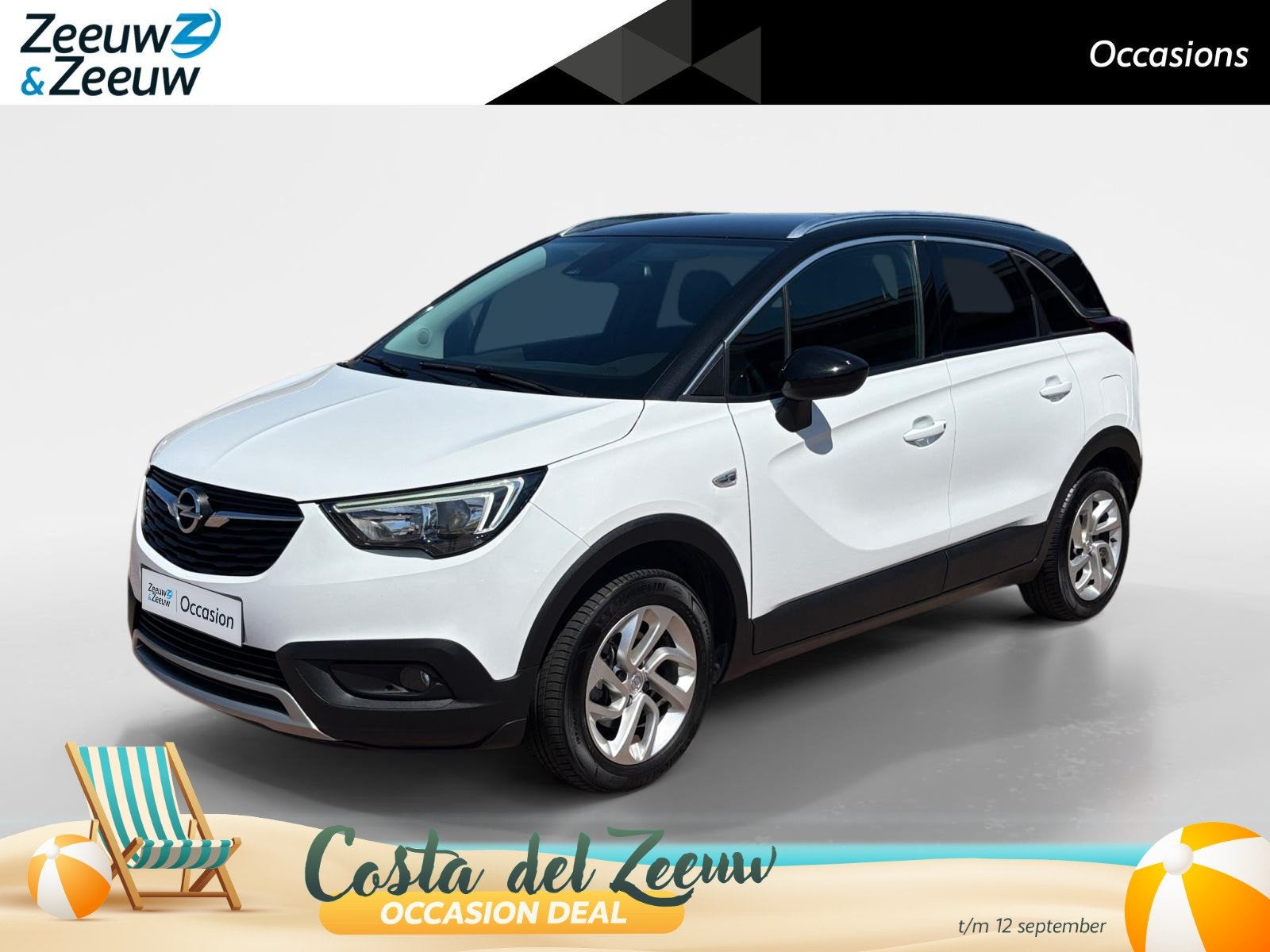 Opel Crossland X 1.2 Turbo Innovation *Navigatie*Trekhaak*Pa, Auto's, Voorwielaandrijving, 1199 cc, Wit, Origineel Nederlands