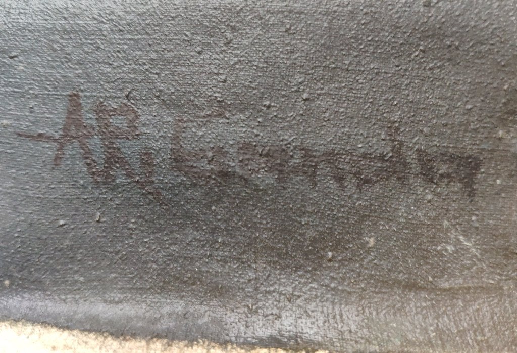 Schilderij van Indonesische schone Bali, Ophalen