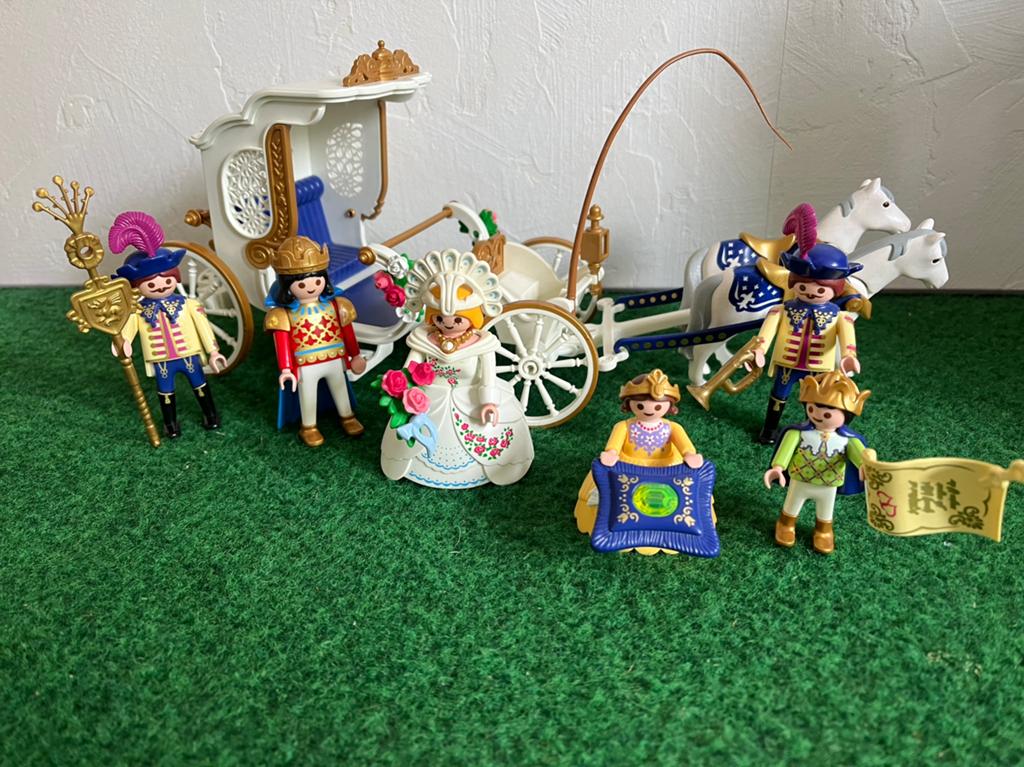 Playmobil 4258 konings koets, Ophalen of Verzenden, Zo goed als nieuw