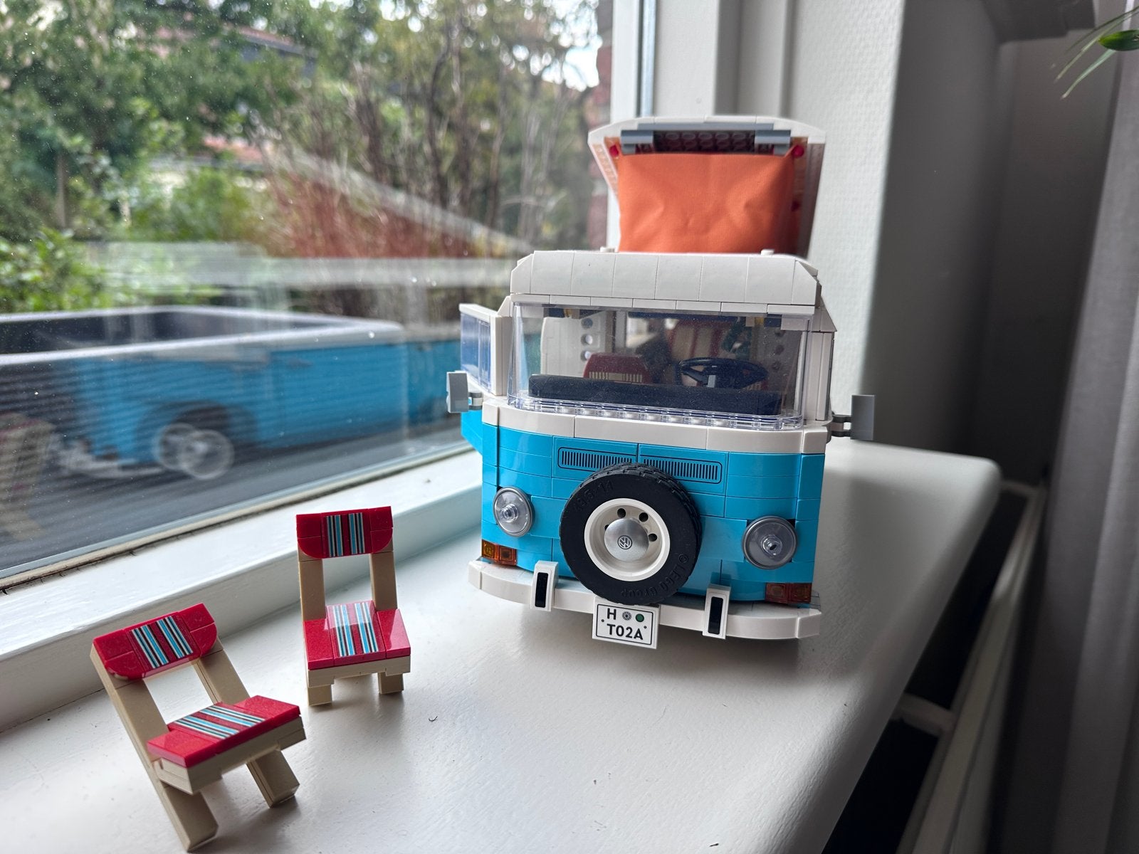 Lego 10279 VW T2 Camperbus - ZGAN - met originele doos, Auto, Groter dan 1:32, Zo goed als nieuw, Ophalen