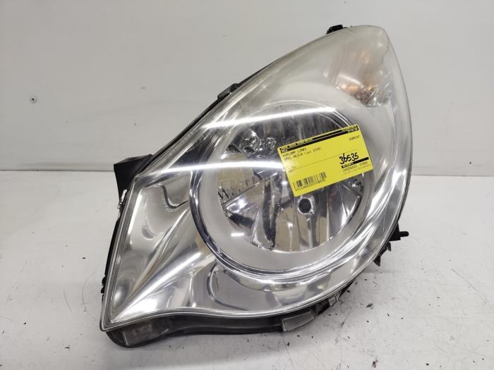 Koplamp links van een Opel Agila, Gebruikt, -, -, Opel