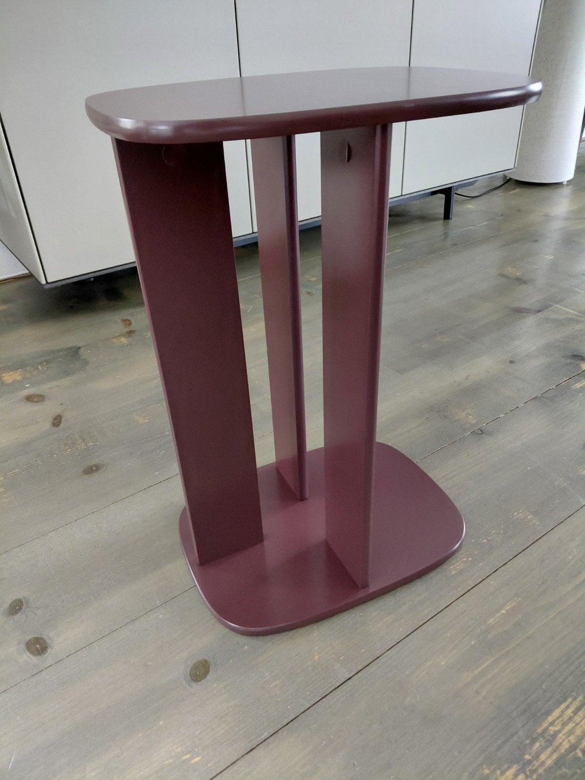 bijzettafel, Minder dan 55 cm, Nieuw, Ovaal, Hout