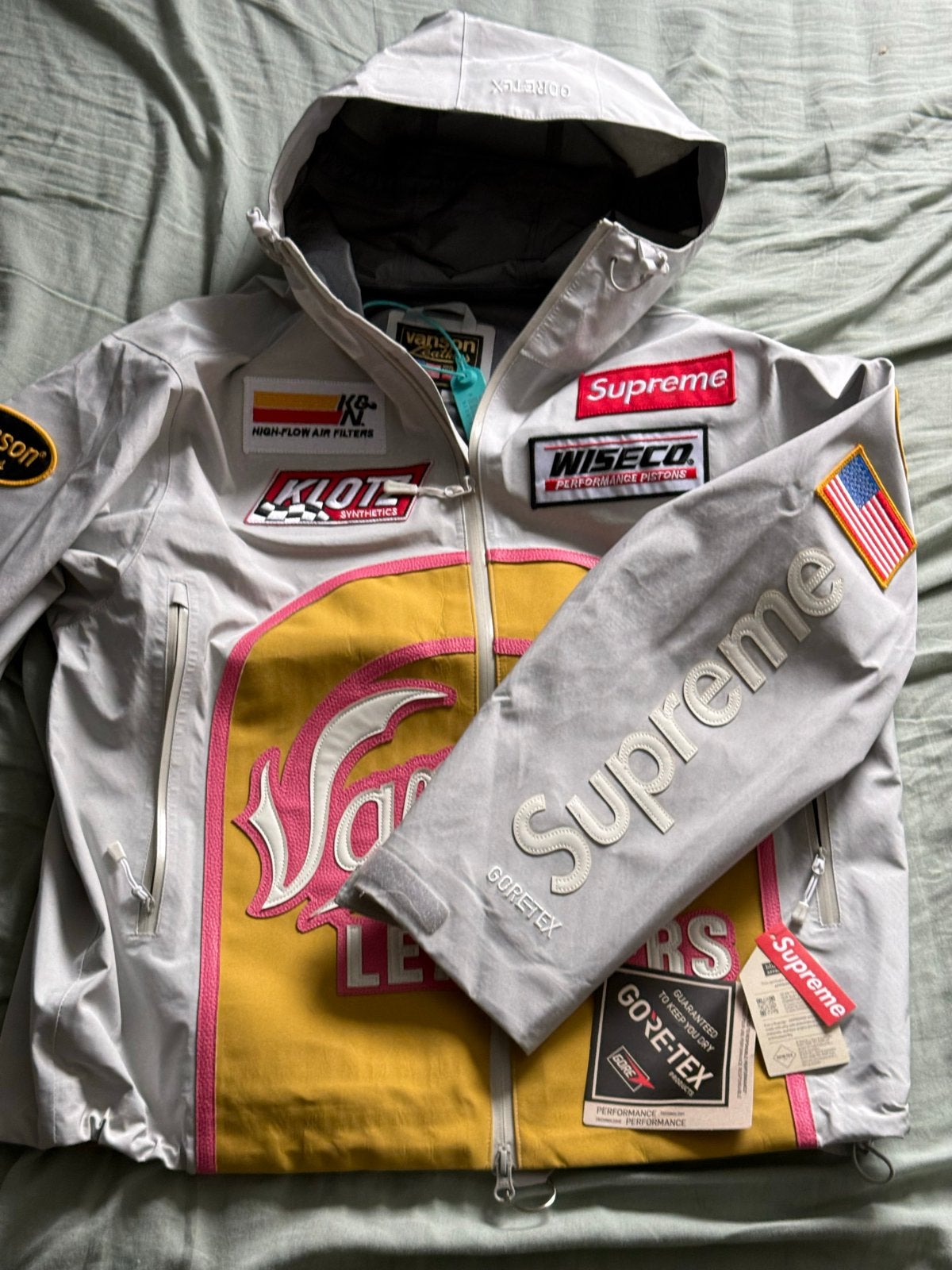 Supreme Vanson Leathers Cordura Jacket Maat M - Nieuw, Ophalen of Verzenden, Nieuw, Maat 48/50 (M), Meerkleurig