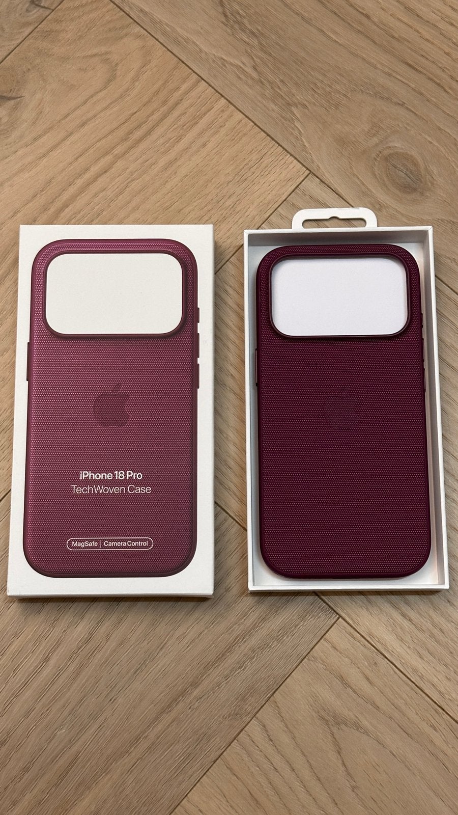 Apple Iphone 18 pro techwoven case hoesje bescherming, Ophalen, Nieuw