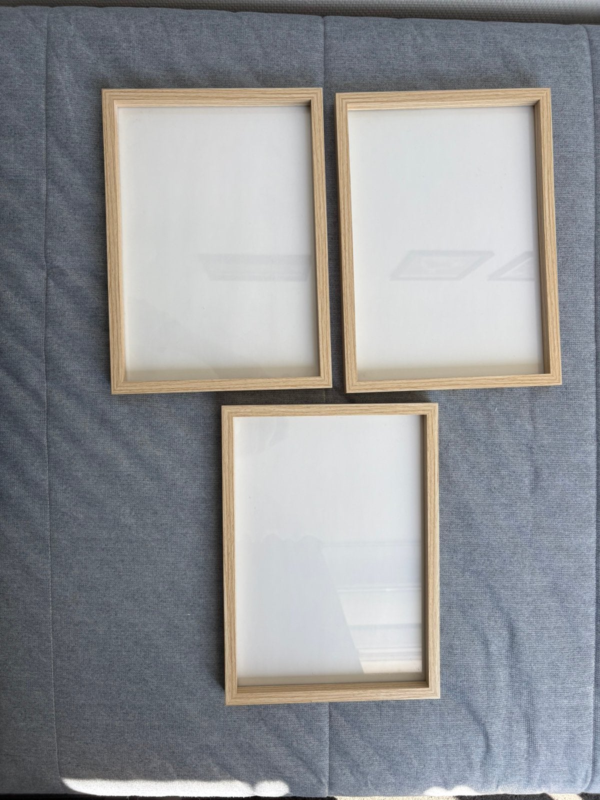 IKEA fotolijsten A4 (23-32 cm), set van 3, uitstekende staat, Audio, Tv en Foto, Fotografie | Fotolijsten, Nieuw, Standaard fotolijst